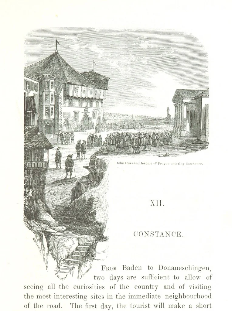 An illustration from A Summer at Baden-Baden ... illustrated by T. Johannot, E. Lamy, etc, 1853, leaf 155