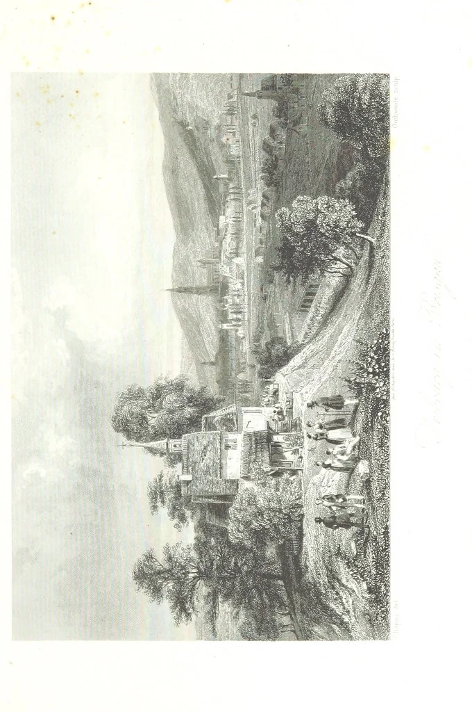 An illustration from A Summer at Baden-Baden ... illustrated by T. Johannot, E. Lamy, etc, 1853, leaf 193