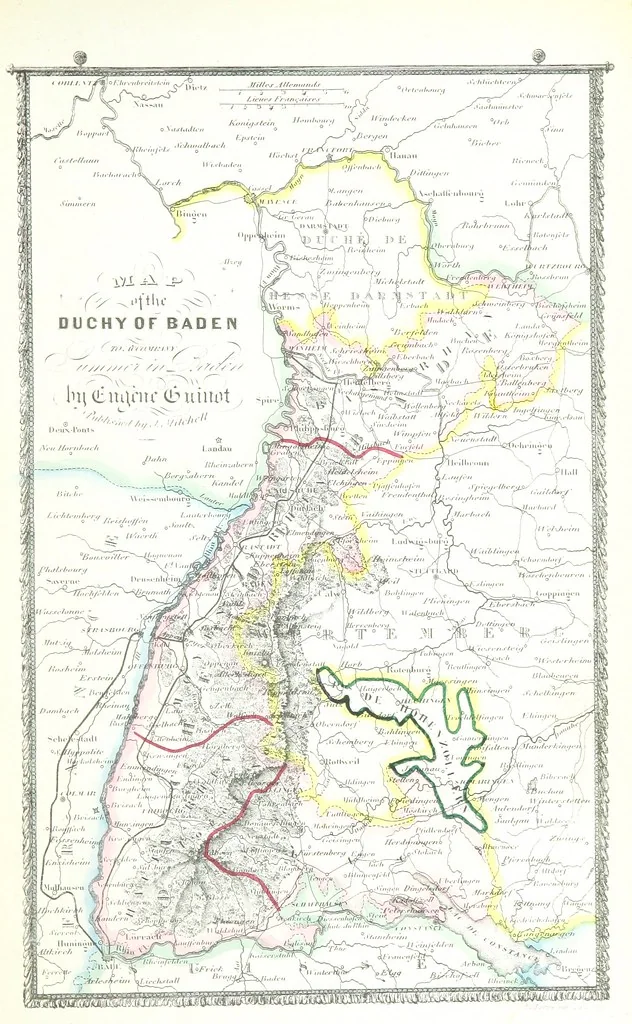 An illustration from A Summer at Baden-Baden ... illustrated by T. Johannot, E. Lamy, etc, 1853, leaf 21