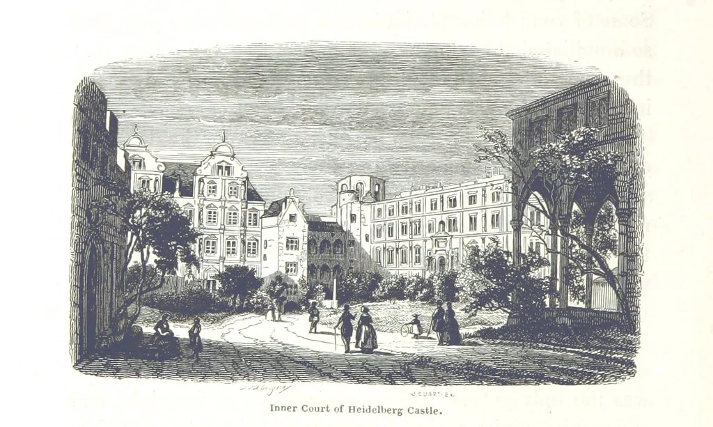 An illustration from A Summer at Baden-Baden ... illustrated by T. Johannot, E. Lamy, etc, 1853, leaf 328