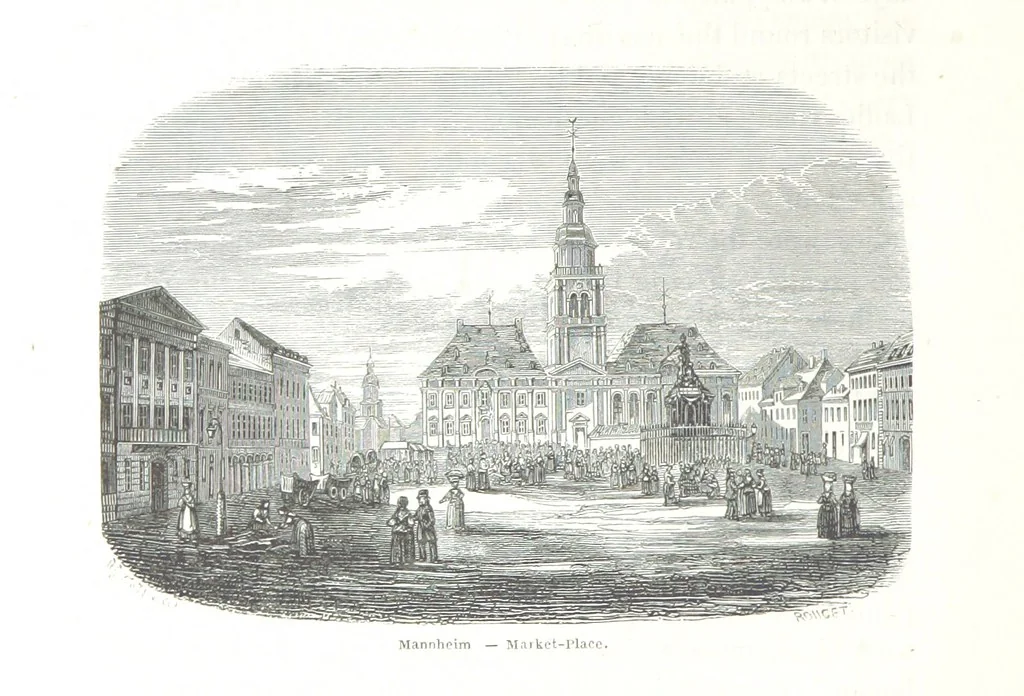 An illustration from A Summer at Baden-Baden ... illustrated by T. Johannot, E. Lamy, etc, 1853, leaf 346