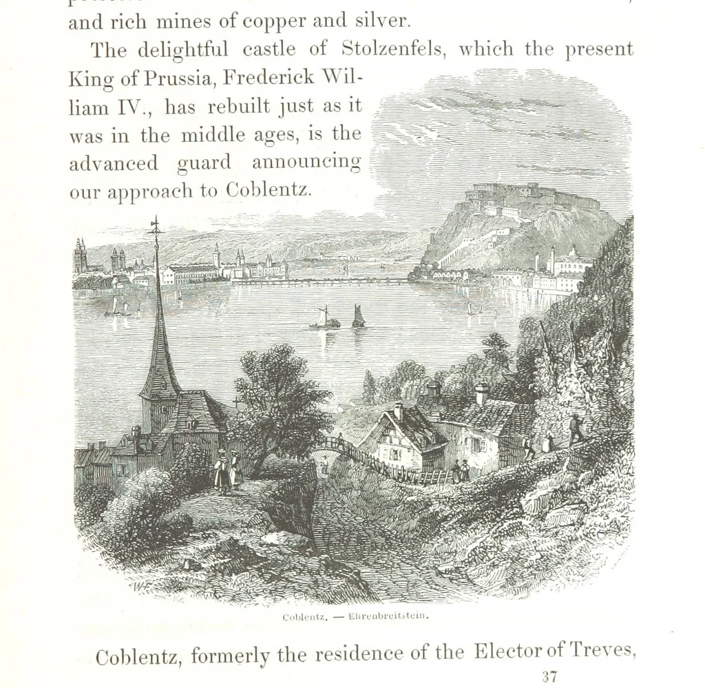 An illustration from A Summer at Baden-Baden ... illustrated by T. Johannot, E. Lamy, etc, 1853, leaf 375