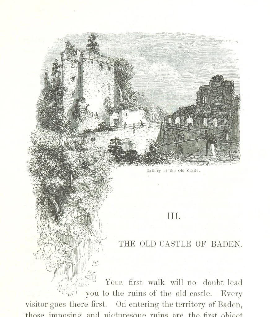An illustration from A Summer at Baden-Baden ... illustrated by T. Johannot, E. Lamy, etc, 1853, leaf 41