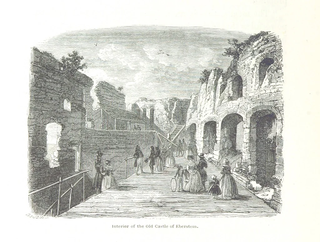 An illustration from A Summer at Baden-Baden ... illustrated by T. Johannot, E. Lamy, etc, 1853, leaf 90