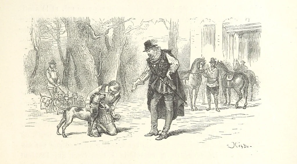 An illustration from L'Histoire d'Angleterre depuis les temps les plus reculés ... racontée à mes petits-enfants ... recueillie par Madame de Witt. ... Ouvrage illustré, etc, 1877, leaf 11
