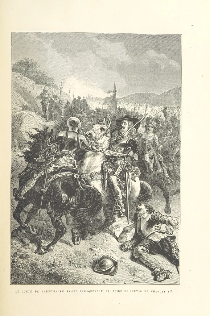 An illustration from L'Histoire d'Angleterre depuis les temps les plus reculés ... racontée à mes petits-enfants ... recueillie par Madame de Witt. ... Ouvrage illustré, etc, 1877, leaf 113