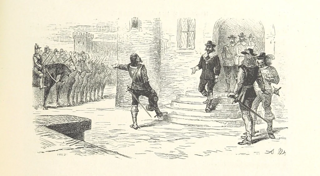 An illustration from L'Histoire d'Angleterre depuis les temps les plus reculés ... racontée à mes petits-enfants ... recueillie par Madame de Witt. ... Ouvrage illustré, etc, 1877, leaf 127
