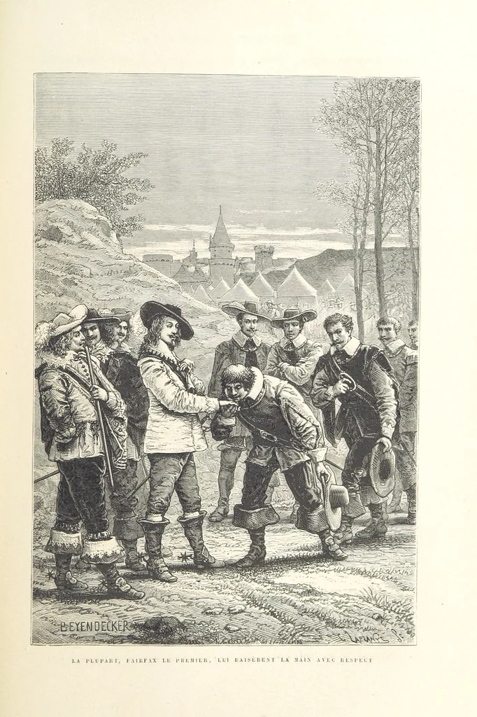 An illustration from L'Histoire d'Angleterre depuis les temps les plus reculés ... racontée à mes petits-enfants ... recueillie par Madame de Witt. ... Ouvrage illustré, etc, 1877, leaf 129