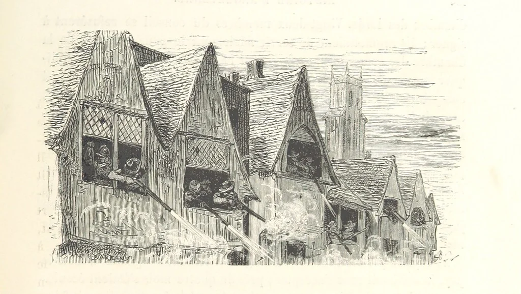 An illustration from L'Histoire d'Angleterre depuis les temps les plus reculés ... racontée à mes petits-enfants ... recueillie par Madame de Witt. ... Ouvrage illustré, etc, 1877, leaf 163
