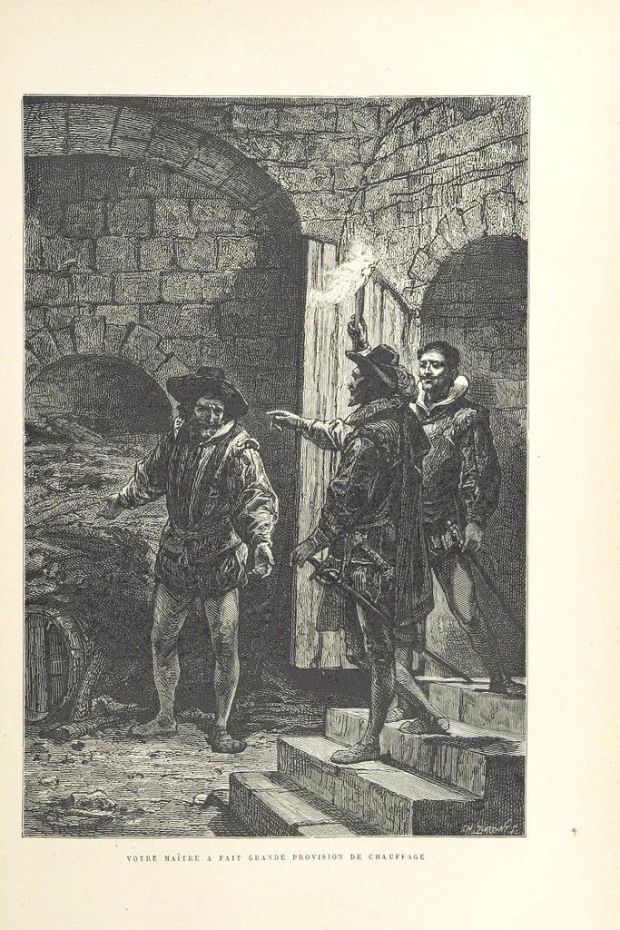 An illustration from L'Histoire d'Angleterre depuis les temps les plus reculés ... racontée à mes petits-enfants ... recueillie par Madame de Witt. ... Ouvrage illustré, etc, 1877, leaf 17