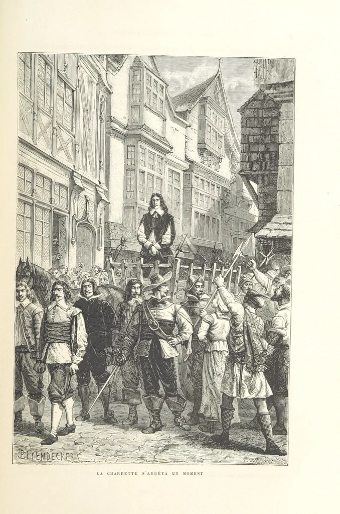 An illustration from L'Histoire d'Angleterre depuis les temps les plus reculés ... racontée à mes petits-enfants ... recueillie par Madame de Witt. ... Ouvrage illustré, etc, 1877, leaf 175