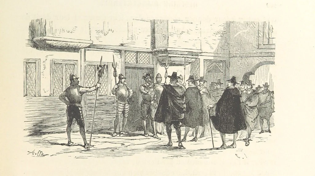 An illustration from L'Histoire d'Angleterre depuis les temps les plus reculés ... racontée à mes petits-enfants ... recueillie par Madame de Witt. ... Ouvrage illustré, etc, 1877, leaf 199