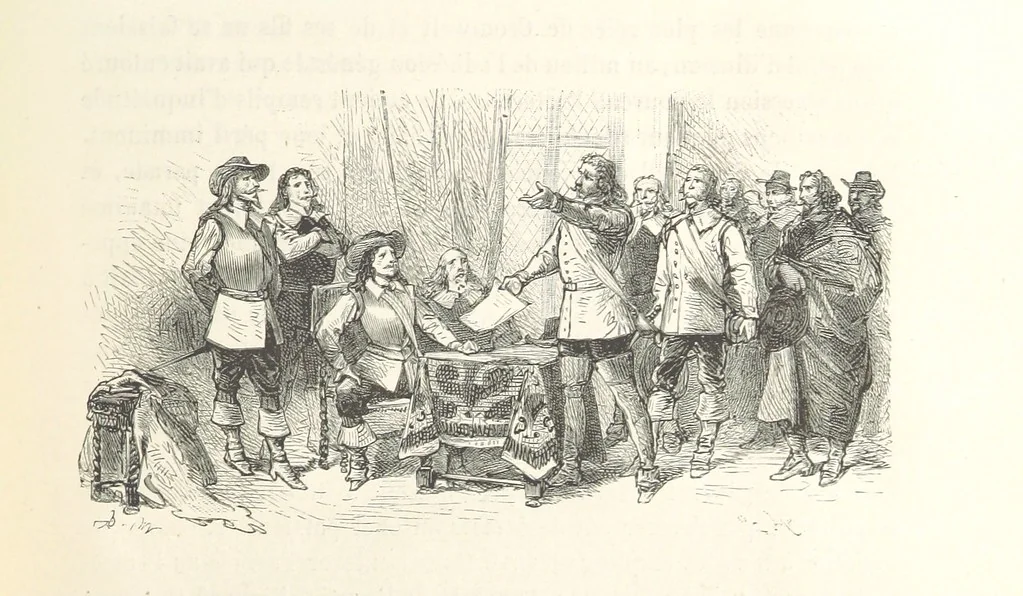 An illustration from L'Histoire d'Angleterre depuis les temps les plus reculés ... racontée à mes petits-enfants ... recueillie par Madame de Witt. ... Ouvrage illustré, etc, 1877, leaf 225
