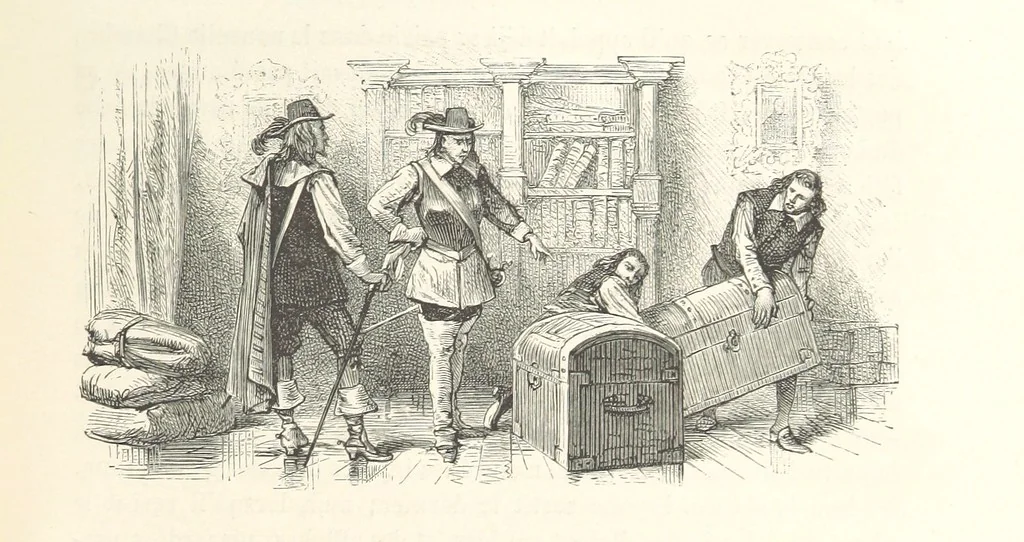 An illustration from L'Histoire d'Angleterre depuis les temps les plus reculés ... racontée à mes petits-enfants ... recueillie par Madame de Witt. ... Ouvrage illustré, etc, 1877, leaf 235
