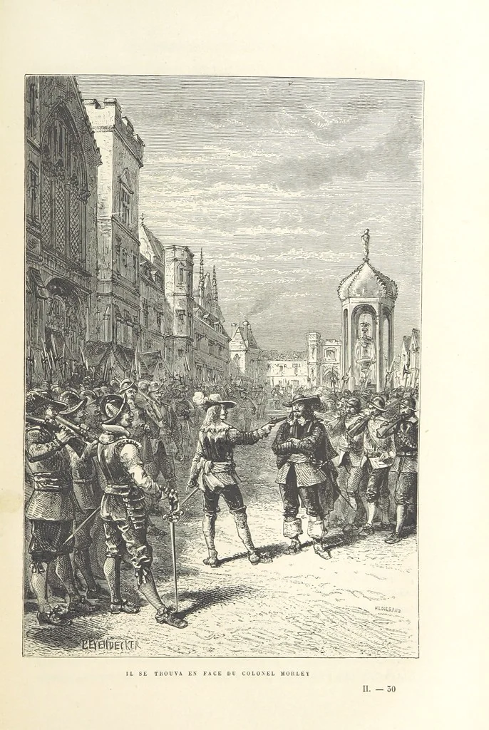 An illustration from L'Histoire d'Angleterre depuis les temps les plus reculés ... racontée à mes petits-enfants ... recueillie par Madame de Witt. ... Ouvrage illustré, etc, 1877, leaf 243
