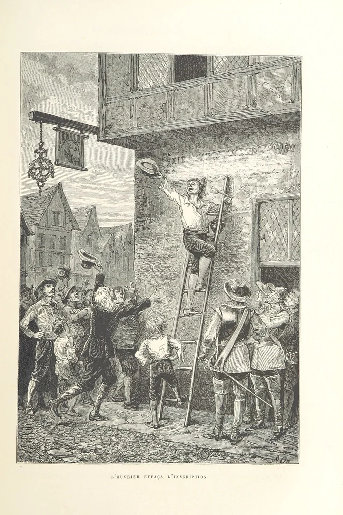 An illustration from L'Histoire d'Angleterre depuis les temps les plus reculés ... racontée à mes petits-enfants ... recueillie par Madame de Witt. ... Ouvrage illustré, etc, 1877, leaf 263