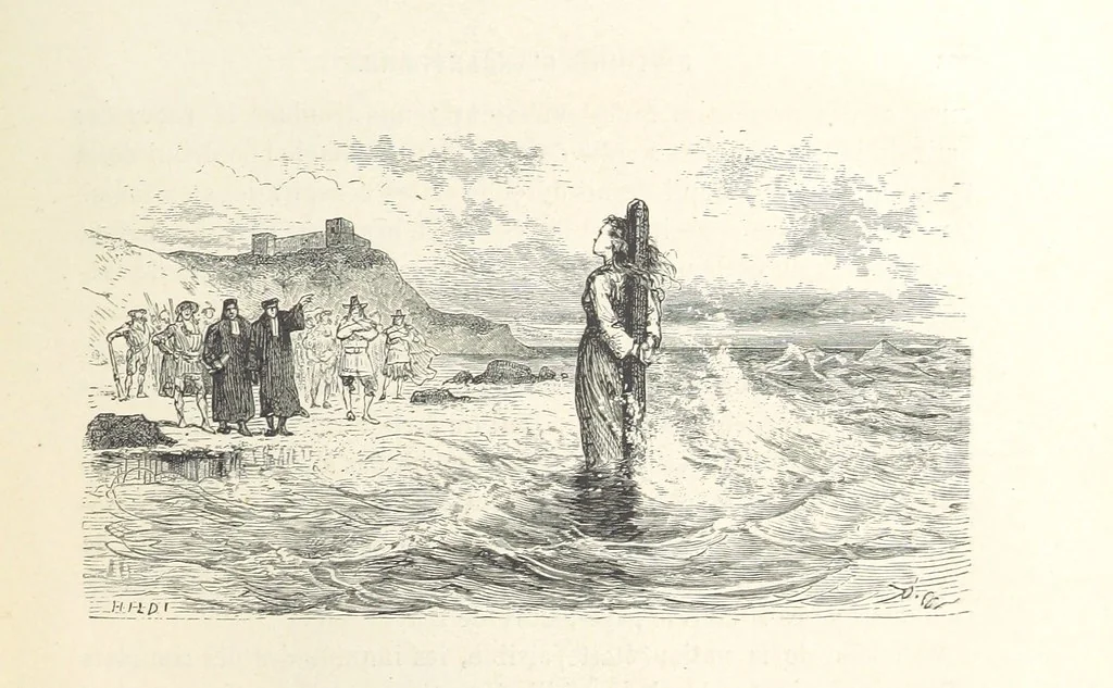 An illustration from L'Histoire d'Angleterre depuis les temps les plus reculés ... racontée à mes petits-enfants ... recueillie par Madame de Witt. ... Ouvrage illustré, etc, 1877, leaf 317