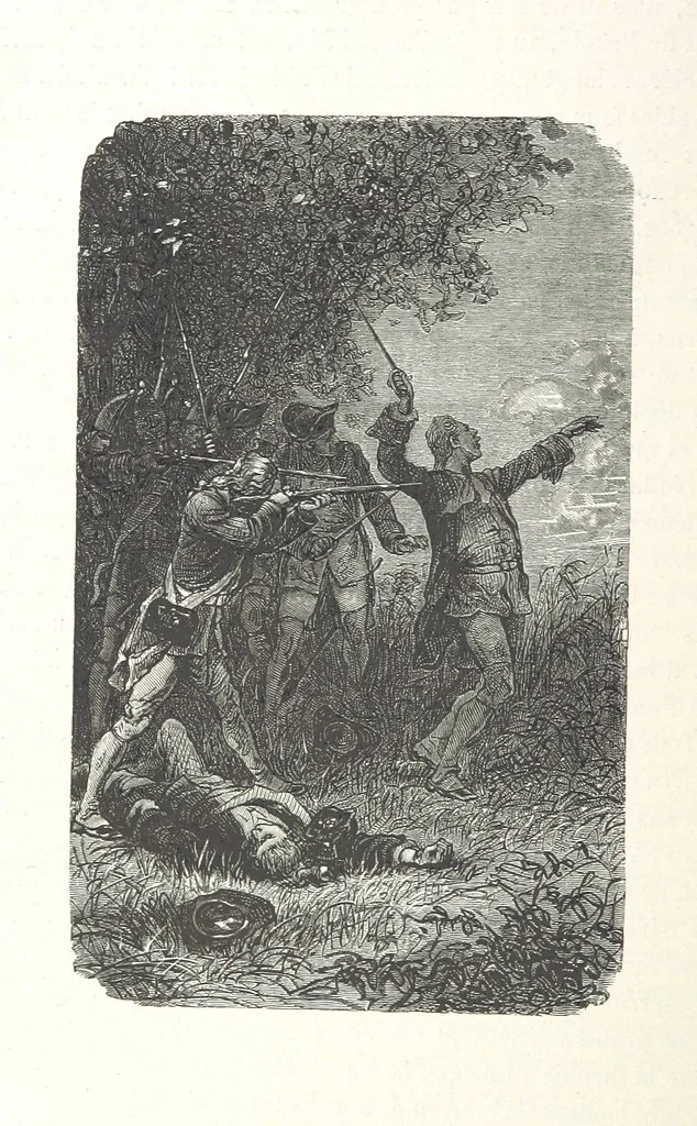 An illustration from L'Histoire d'Angleterre depuis les temps les plus reculés ... racontée à mes petits-enfants ... recueillie par Madame de Witt. ... Ouvrage illustré, etc, 1877, leaf 580