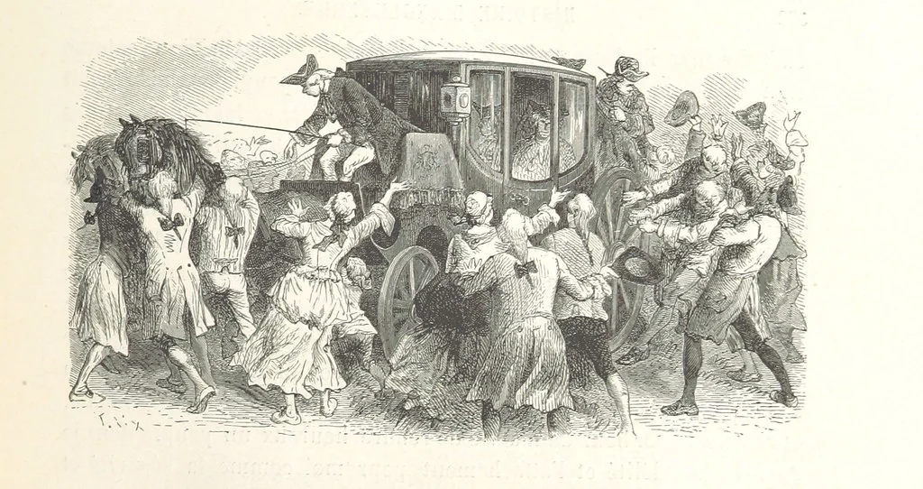 An illustration from L'Histoire d'Angleterre depuis les temps les plus reculés ... racontée à mes petits-enfants ... recueillie par Madame de Witt. ... Ouvrage illustré, etc, 1877, leaf 581