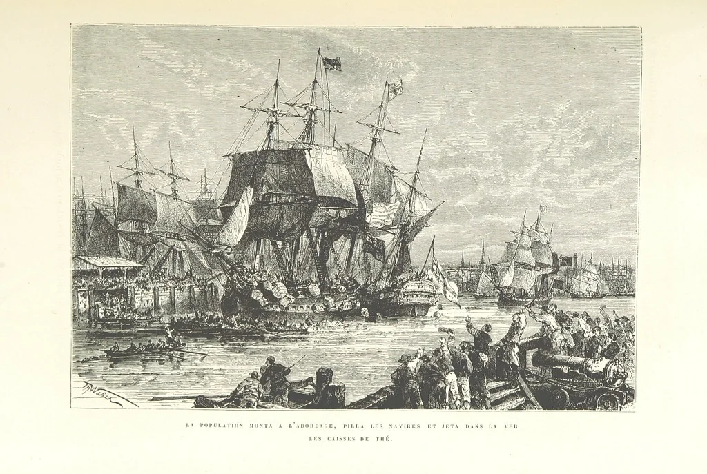 An illustration from L'Histoire d'Angleterre depuis les temps les plus reculés ... racontée à mes petits-enfants ... recueillie par Madame de Witt. ... Ouvrage illustré, etc, 1877, leaf 599