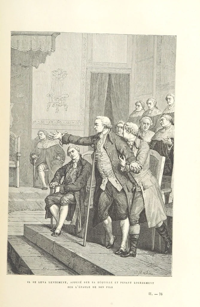 An illustration from L'Histoire d'Angleterre depuis les temps les plus reculés ... racontée à mes petits-enfants ... recueillie par Madame de Witt. ... Ouvrage illustré, etc, 1877, leaf 611