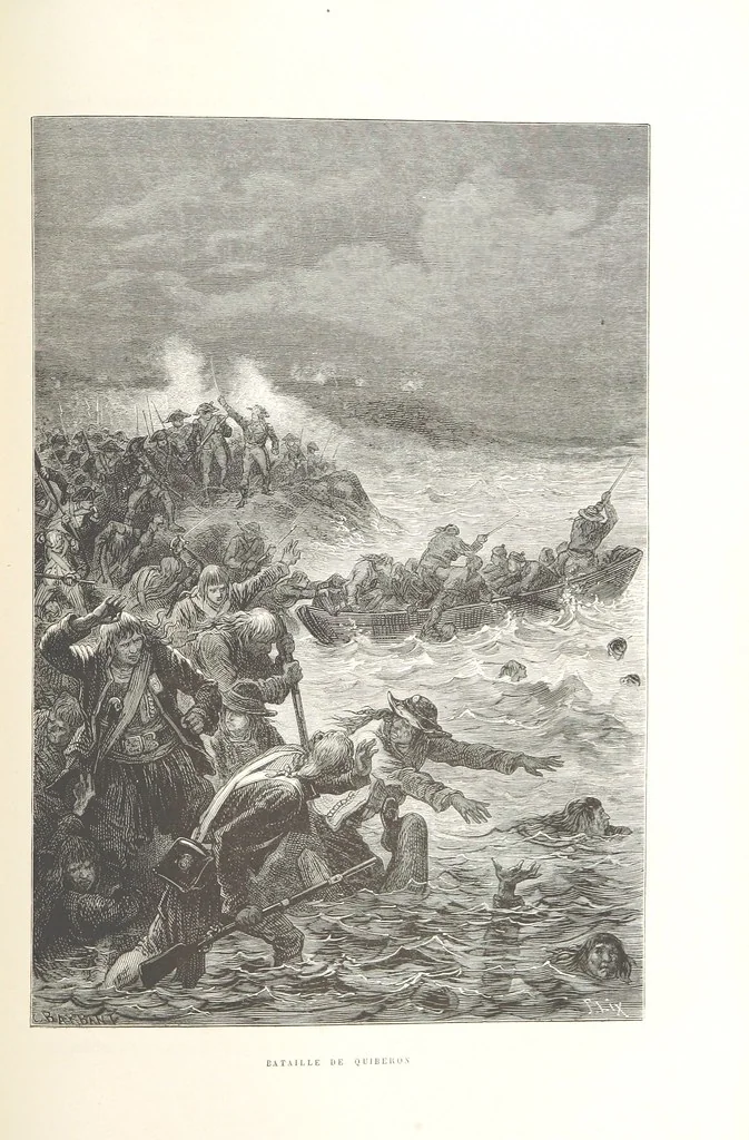An illustration from L'Histoire d'Angleterre depuis les temps les plus reculés ... racontée à mes petits-enfants ... recueillie par Madame de Witt. ... Ouvrage illustré, etc, 1877, leaf 679