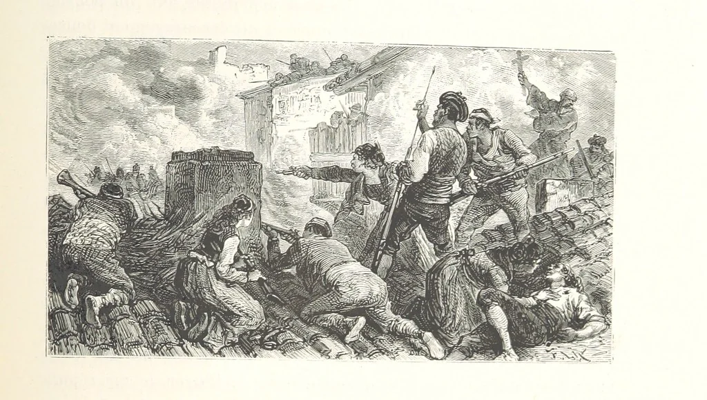 An illustration from L'Histoire d'Angleterre depuis les temps les plus reculés ... racontée à mes petits-enfants ... recueillie par Madame de Witt. ... Ouvrage illustré, etc, 1877, leaf 721