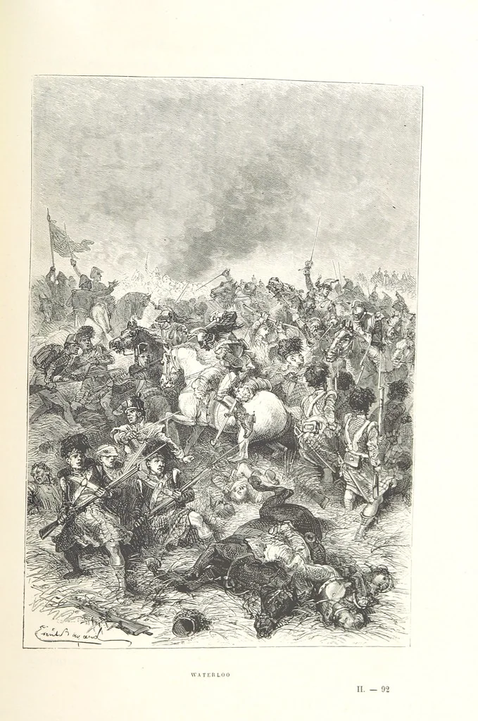 An illustration from L'Histoire d'Angleterre depuis les temps les plus reculés ... racontée à mes petits-enfants ... recueillie par Madame de Witt. ... Ouvrage illustré, etc, 1877, leaf 739