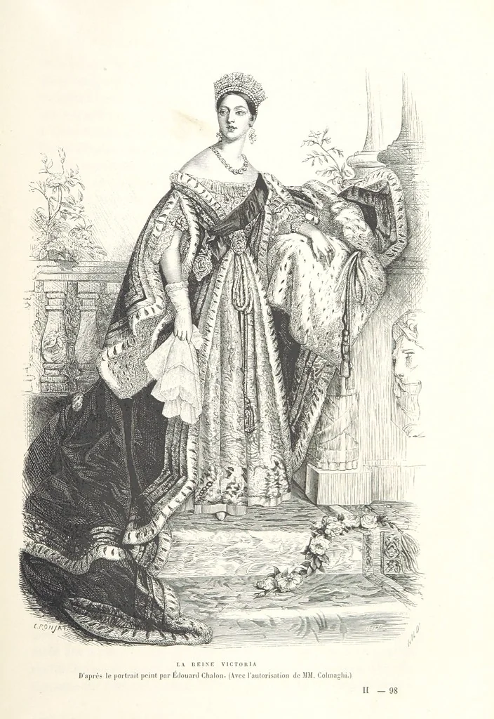 An illustration from L'Histoire d'Angleterre depuis les temps les plus reculés ... racontée à mes petits-enfants ... recueillie par Madame de Witt. ... Ouvrage illustré, etc, 1877, leaf 787