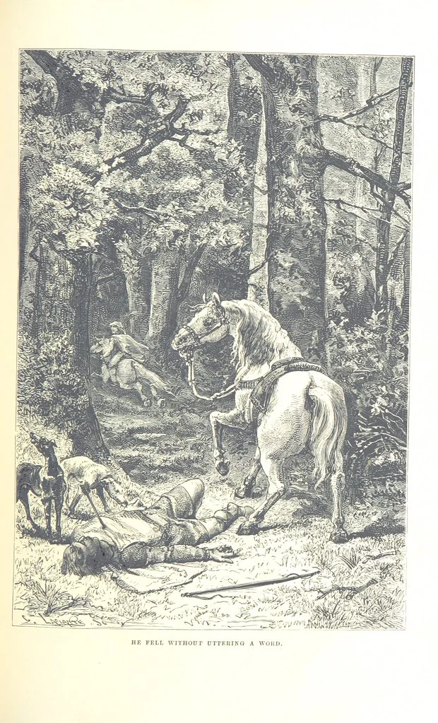 An illustration from The History of England ... Related for the rising generation by M. Guizot, and edited by Madame de Witt ... Translated by M. Thomas. With ... illustrations, 1877, leaf 141