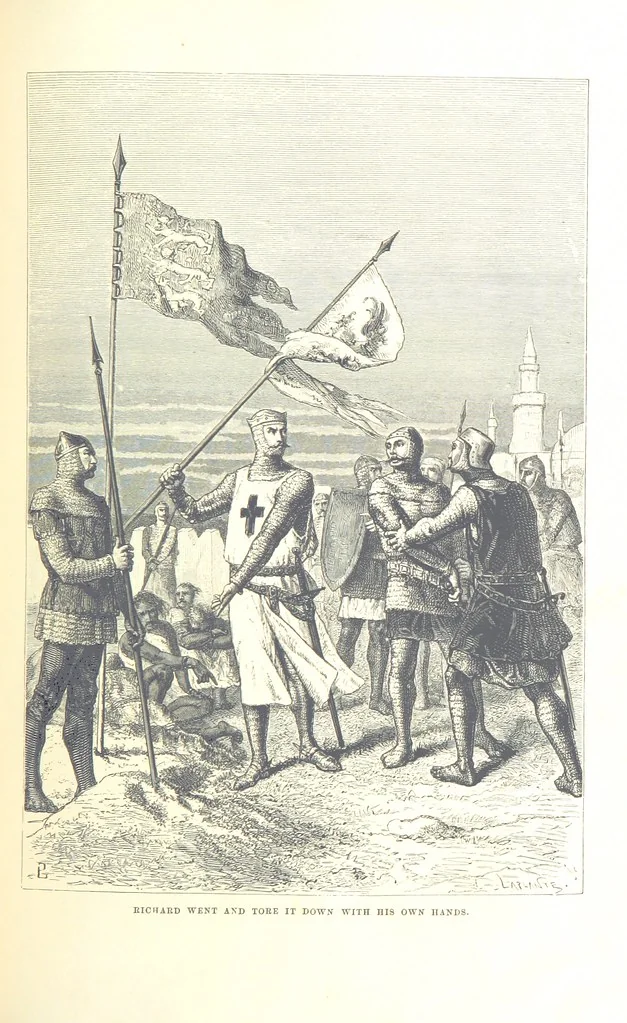 An illustration from The History of England ... Related for the rising generation by M. Guizot, and edited by Madame de Witt ... Translated by M. Thomas. With ... illustrations, 1877, leaf 205