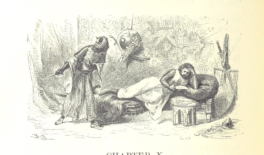 An illustration from The History of England ... Related for the rising generation by M. Guizot, and edited by Madame de Witt ... Translated by M. Thomas. With ... illustrations, 1877, leaf 258