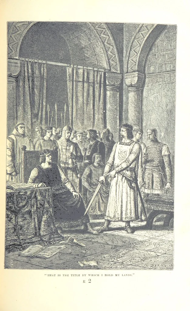 An illustration from The History of England ... Related for the rising generation by M. Guizot, and edited by Madame de Witt ... Translated by M. Thomas. With ... illustrations, 1877, leaf 263