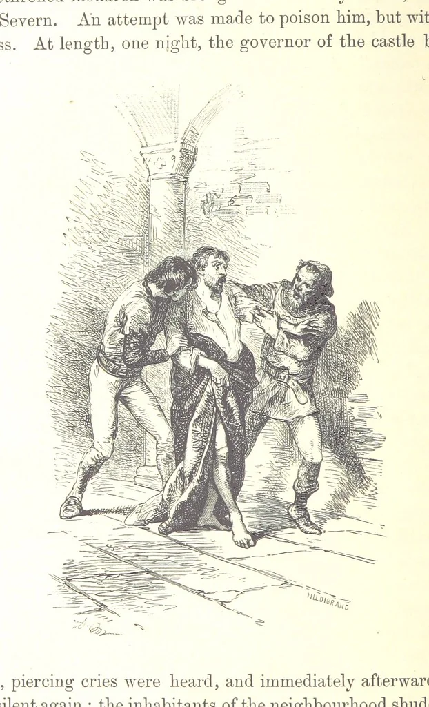 An illustration from The History of England ... Related for the rising generation by M. Guizot, and edited by Madame de Witt ... Translated by M. Thomas. With ... illustrations, 1877, leaf 304