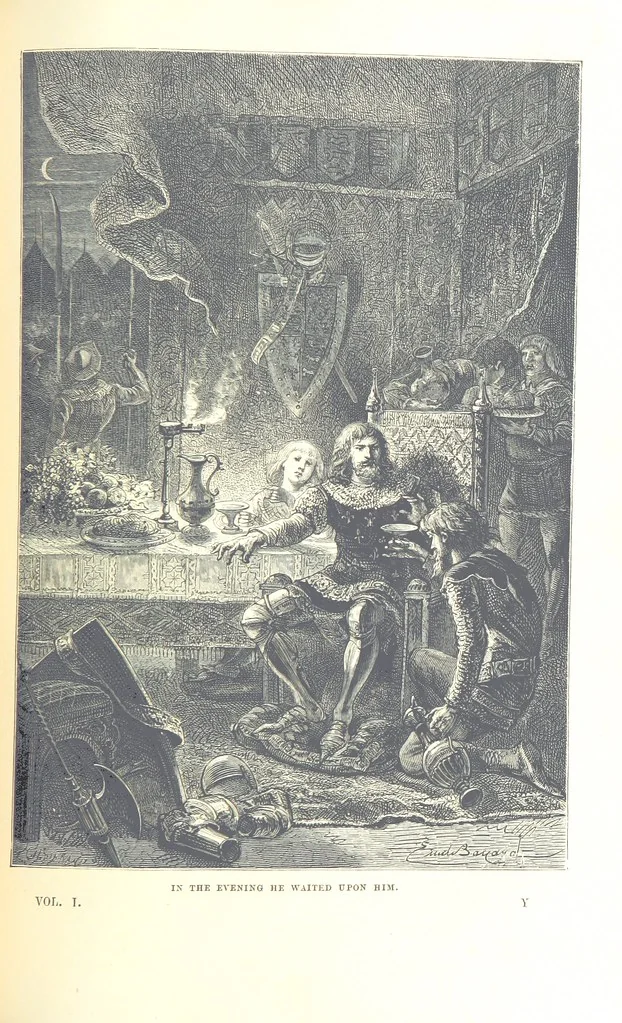 An illustration from The History of England ... Related for the rising generation by M. Guizot, and edited by Madame de Witt ... Translated by M. Thomas. With ... illustrations, 1877, leaf 341
