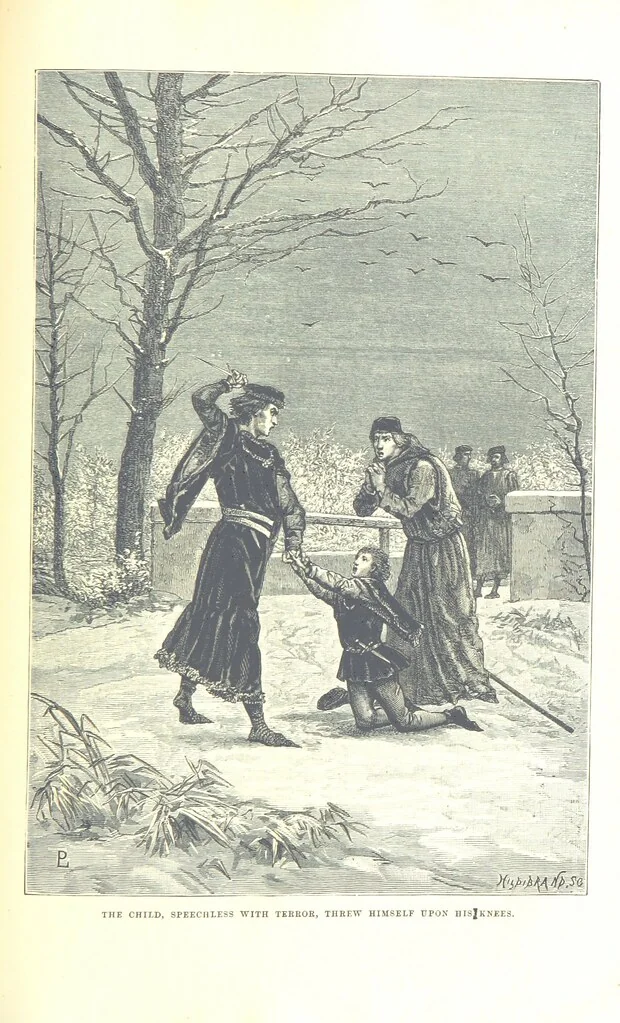 An illustration from The History of England ... Related for the rising generation by M. Guizot, and edited by Madame de Witt ... Translated by M. Thomas. With ... illustrations, 1877, leaf 457