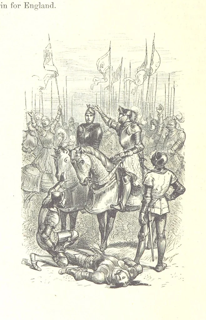 An illustration from The History of England ... Related for the rising generation by M. Guizot, and edited by Madame de Witt ... Translated by M. Thomas. With ... illustrations, 1877, leaf 494