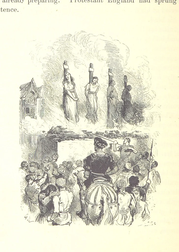 An illustration from The History of England ... Related for the rising generation by M. Guizot, and edited by Madame de Witt ... Translated by M. Thomas. With ... illustrations, 1877, leaf 118