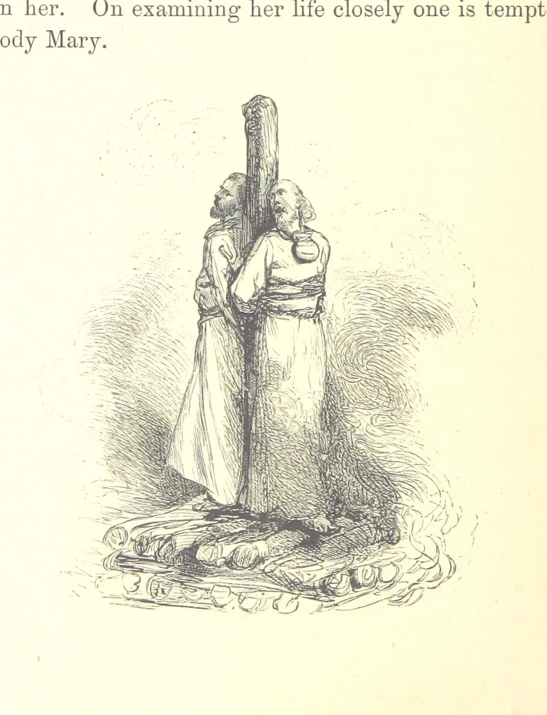 An illustration from The History of England ... Related for the rising generation by M. Guizot, and edited by Madame de Witt ... Translated by M. Thomas. With ... illustrations, 1877, leaf 166