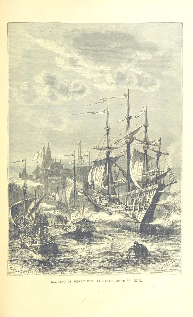 An illustration from The History of England ... Related for the rising generation by M. Guizot, and edited by Madame de Witt ... Translated by M. Thomas. With ... illustrations, 1877, leaf 23