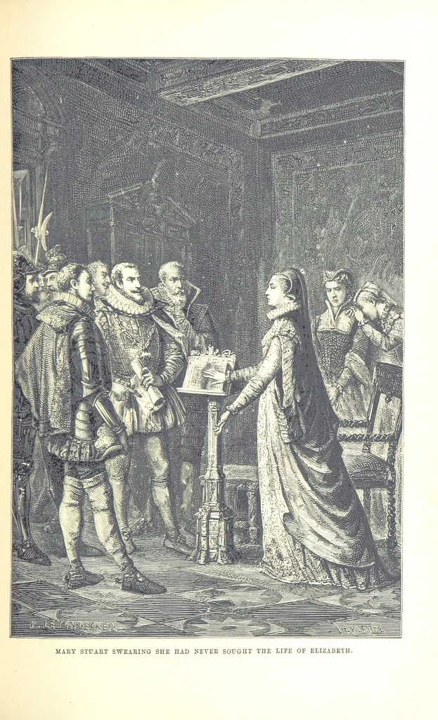 An illustration from The History of England ... Related for the rising generation by M. Guizot, and edited by Madame de Witt ... Translated by M. Thomas. With ... illustrations, 1877, leaf 235