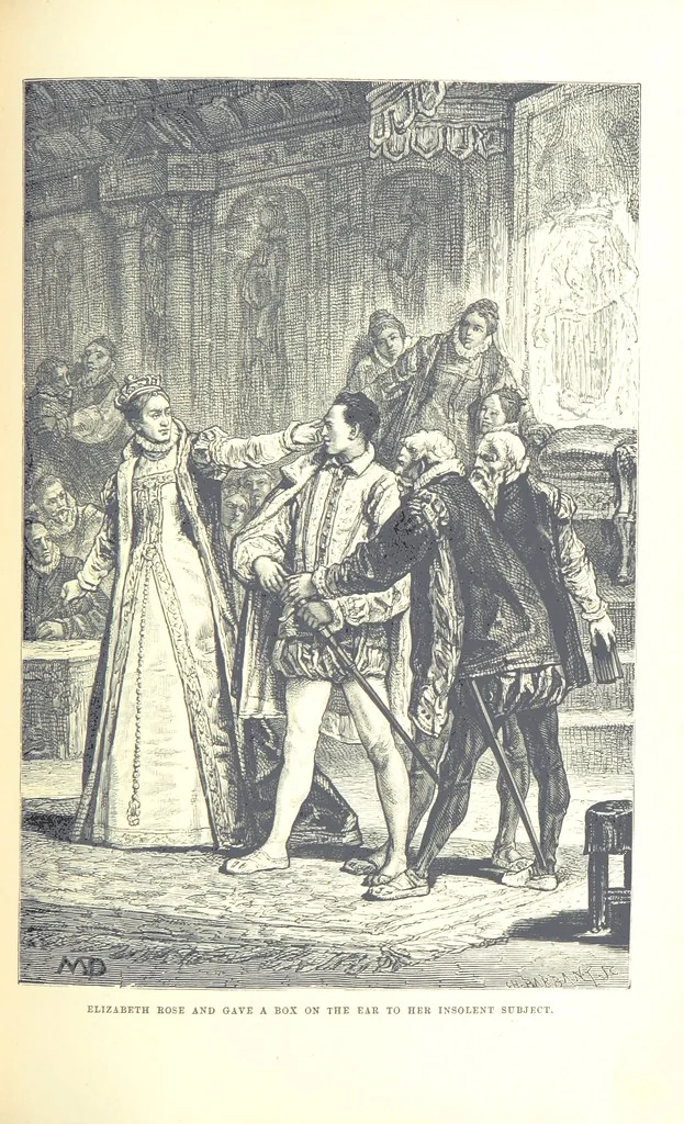 An illustration from The History of England ... Related for the rising generation by M. Guizot, and edited by Madame de Witt ... Translated by M. Thomas. With ... illustrations, 1877, leaf 249