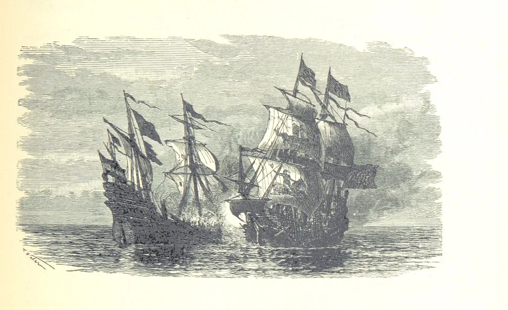 An illustration from The History of England ... Related for the rising generation by M. Guizot, and edited by Madame de Witt ... Translated by M. Thomas. With ... illustrations, 1877, leaf 259