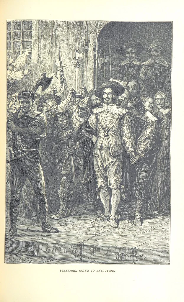An illustration from The History of England ... Related for the rising generation by M. Guizot, and edited by Madame de Witt ... Translated by M. Thomas. With ... illustrations, 1877, leaf 329
