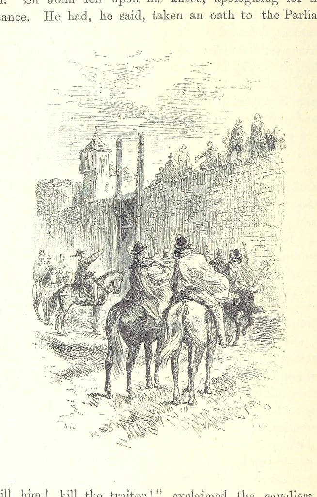 An illustration from The History of England ... Related for the rising generation by M. Guizot, and edited by Madame de Witt ... Translated by M. Thomas. With ... illustrations, 1877, leaf 348