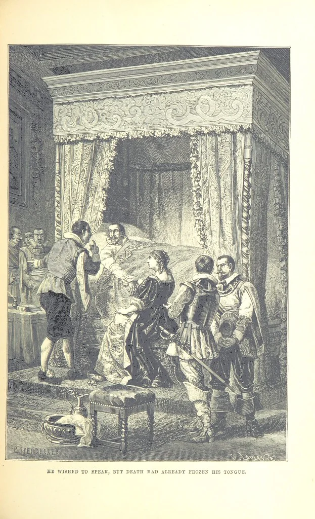 An illustration from The History of England ... Related for the rising generation by M. Guizot, and edited by Madame de Witt ... Translated by M. Thomas. With ... illustrations, 1877, leaf 361
