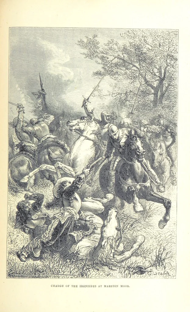 An illustration from The History of England ... Related for the rising generation by M. Guizot, and edited by Madame de Witt ... Translated by M. Thomas. With ... illustrations, 1877, leaf 377