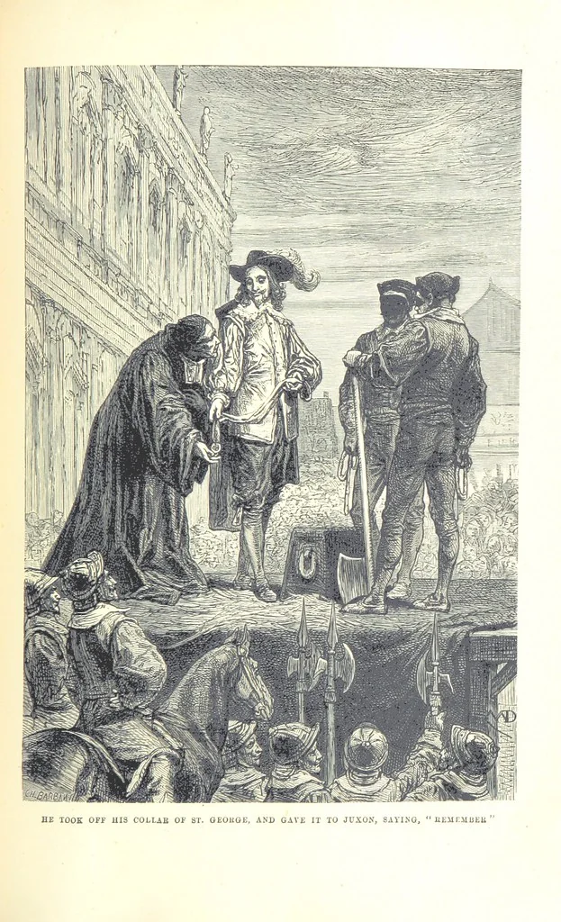 An illustration from The History of England ... Related for the rising generation by M. Guizot, and edited by Madame de Witt ... Translated by M. Thomas. With ... illustrations, 1877, leaf 447