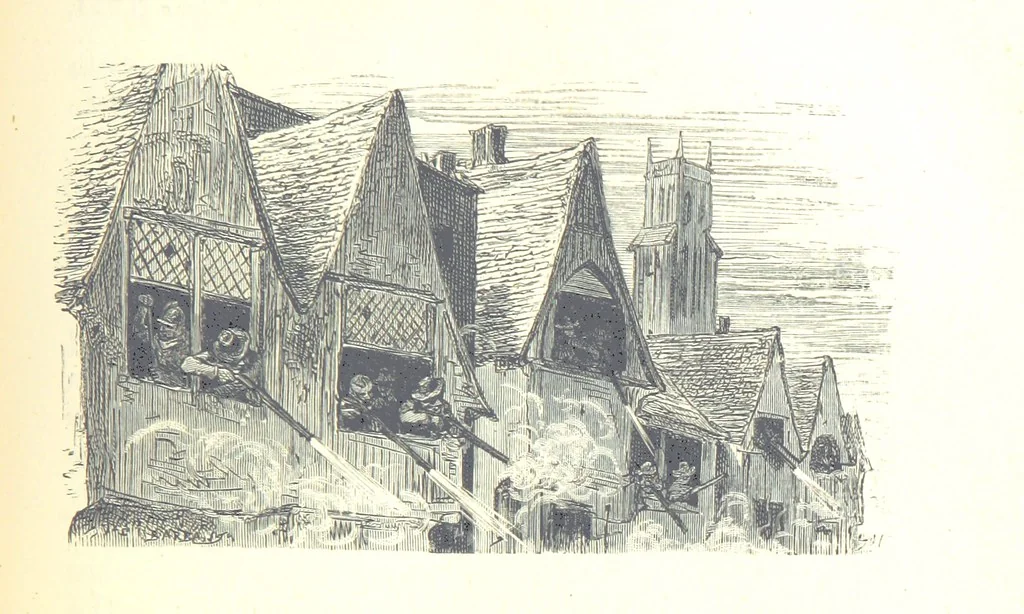 An illustration from The History of England ... Related for the rising generation by M. Guizot, and edited by Madame de Witt ... Translated by M. Thomas. With ... illustrations, 1877, leaf 453