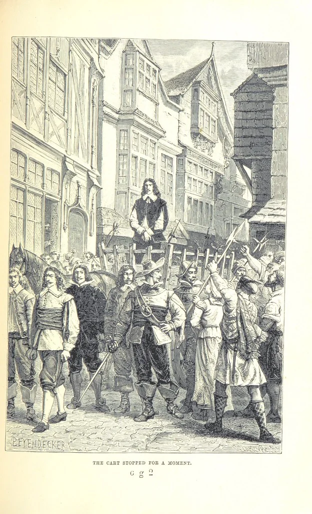 An illustration from The History of England ... Related for the rising generation by M. Guizot, and edited by Madame de Witt ... Translated by M. Thomas. With ... illustrations, 1877, leaf 467